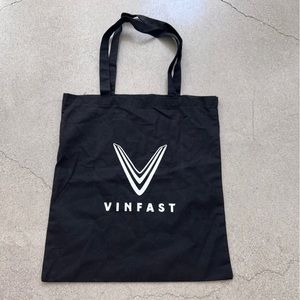 NEW | VINFAST Electric EV Car Brand Auto Show Black White Tote Bag